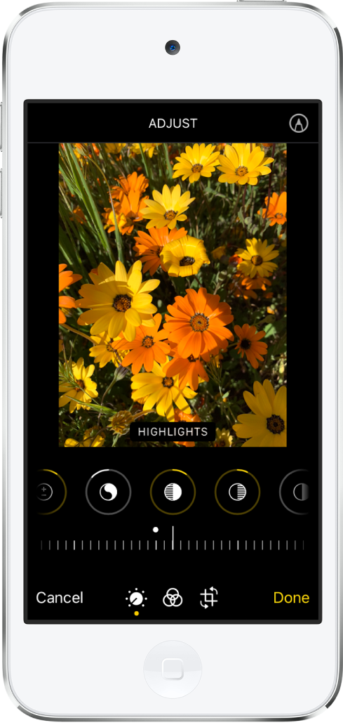 iPod touch 上编辑照片和视频